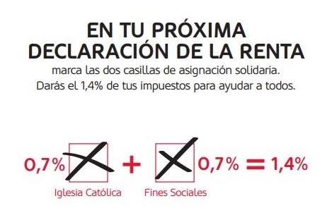 Por qué marcar la doble X en tu declaración de la renta - Diocesana de  Albacete