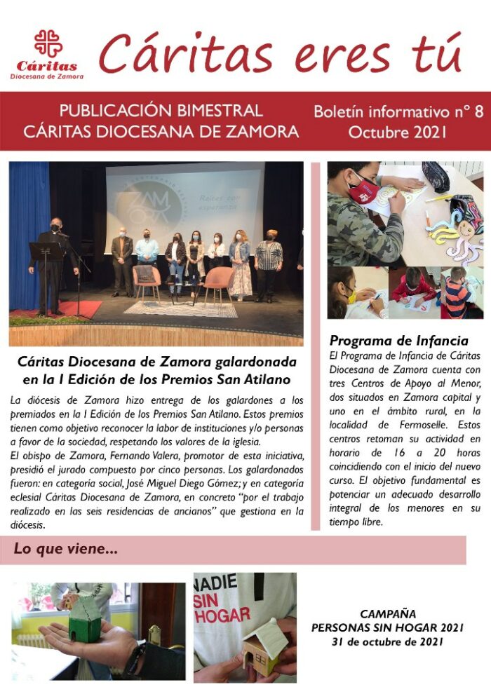 Boletín Cáritas Diocesana de Zamora nº8