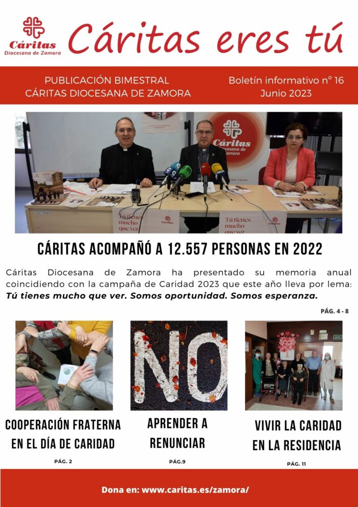 Boletín Cáritas Eres Tú nº16